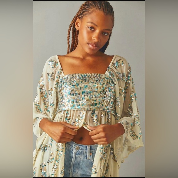 Free People x Jens Pirate Booty Prophecy Maxi Top Dress - Picture 3 of 4